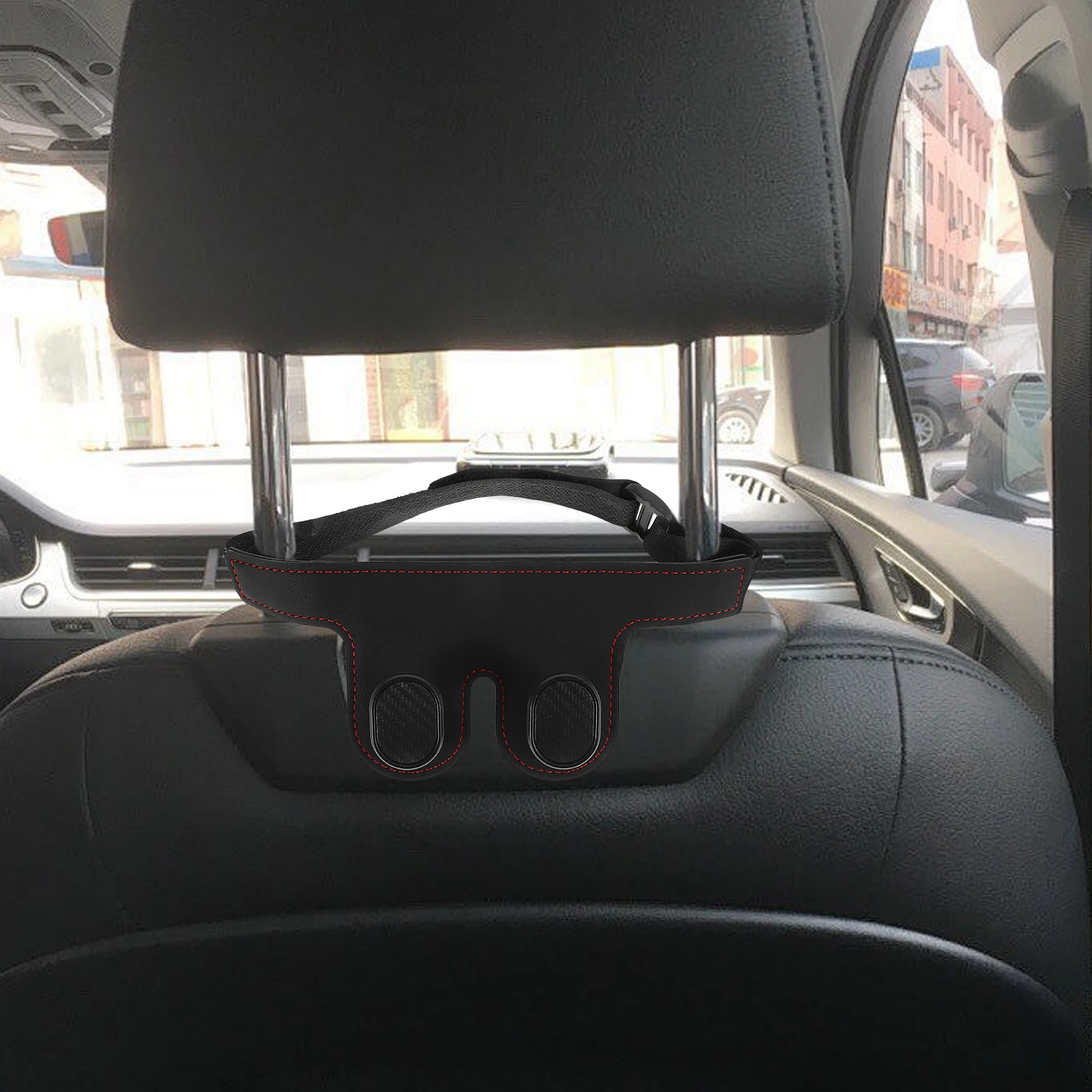 

Multi-Functional Car Seat Hook Organizer For Backseat Headrest Storage Purse Hanger Durable Tidy Interior Easy Install