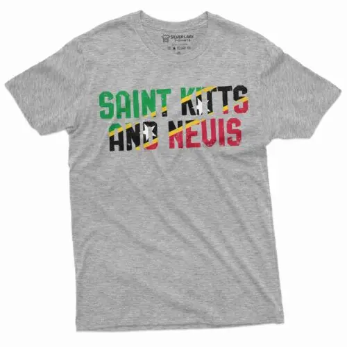 Mens Saint Kitts and Nevis T-shirt Federation of Saint Christopher and Nevis tee