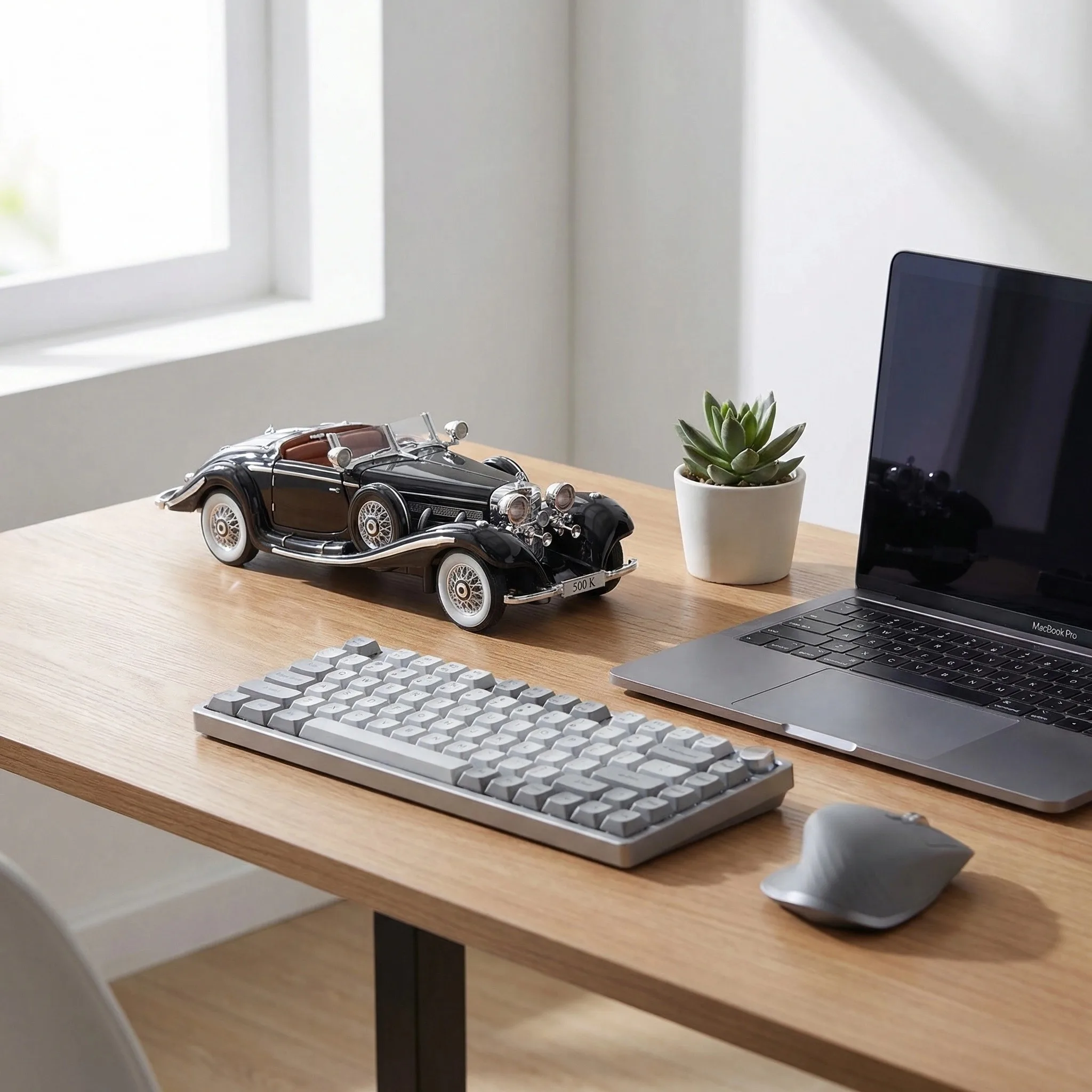 

1:24 Alloy Vintage Car Model, Classic for 500K and CLK-GTR Series, Suitable for Youth Collection and Display