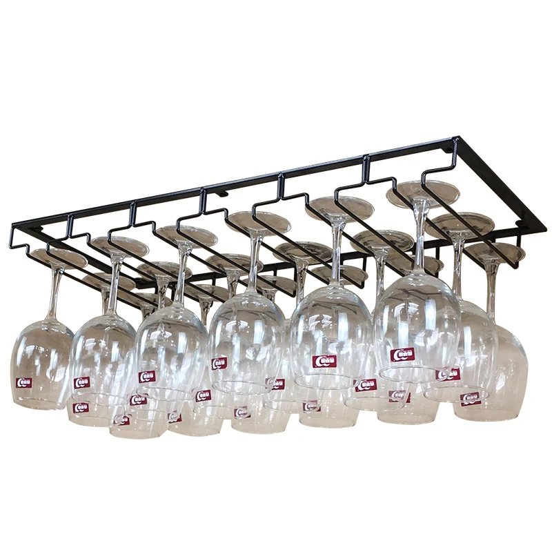 European-style household red wine glass holder wine cabinet hanging cup holder hanging red wine holder creative upside down gobl