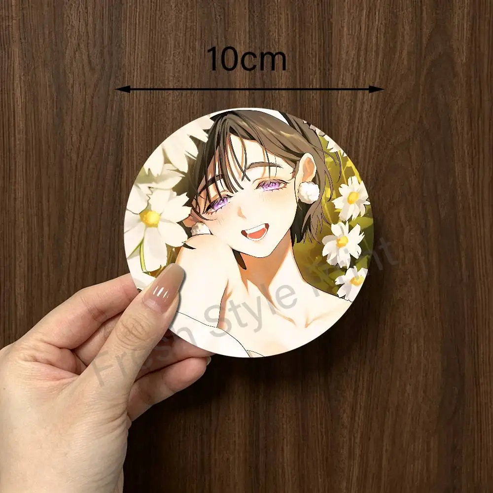 A-Alien Stage Mizi Sua Round Wooden Coasters For Cute Design Suitable for Drinks Tea,Coffee Home Perfect Gift