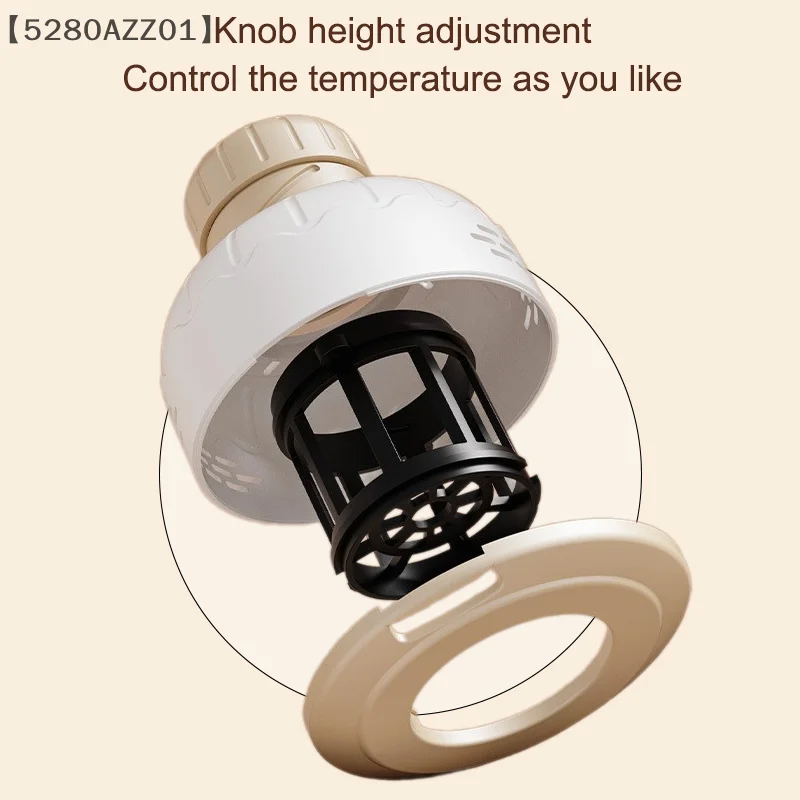 maveraHMA58 Potere per moxibustione senza fumo Scatola per moxa portatile Terapia per ombelico addominale, Sollievo dall'utero freddo, Supporto Yang, Corpo intero