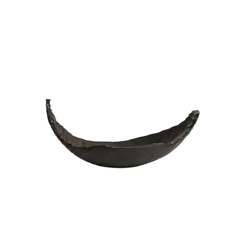 Wabi-Sabi schwarze japanische Obstschale, für Zuhause, Hotel, Musterzimmer, Wohnzimmer, Homestay, Teeraum-Dekoration