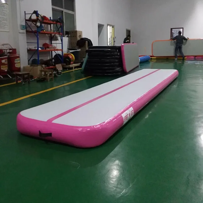 Il trasporto Libero 5*1*0.2 M Air track Ginnastica Zerbino Gonfiabile Air Tumbling Track Traning Zerbino Ginnastica Zerbino Aria Pavimento Libero una Pompa