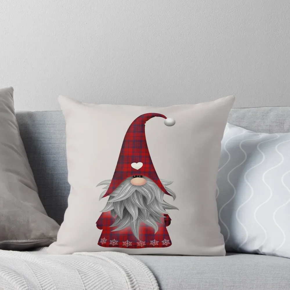 

Festive Cute Gnome Throw Pillow