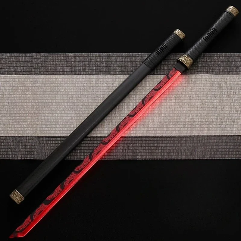 Charging Hair Light Sword Bamboo Knife Tang Hengdao Red Dragon