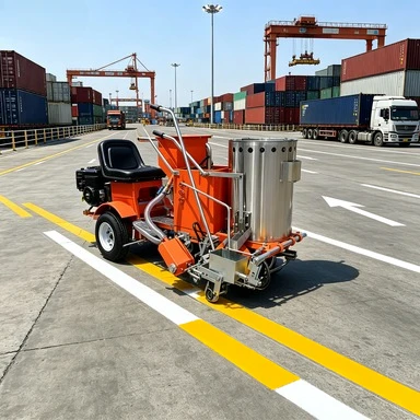 Worldwide Newest Thermoplastic Road Line Marking Painting Machine Fast Heating Hand-push Hot Melt Marking Machine Road Marking