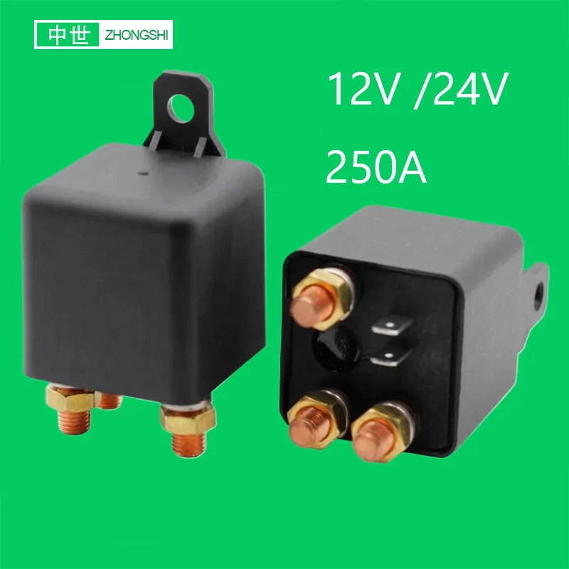 KH/TN180 5 pin Start Relay 250A 12V 24V 4.8W  Automotive Heavy Duty High Current Automobile Starter Power Auto Starting Relay