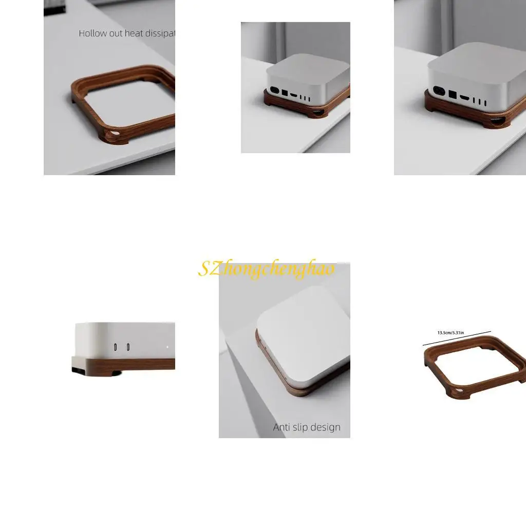 

Elegant Real Holder for MiniM4 Laptop Artistic Base for Improve Heat Dissipation Superior Ventilation 601D