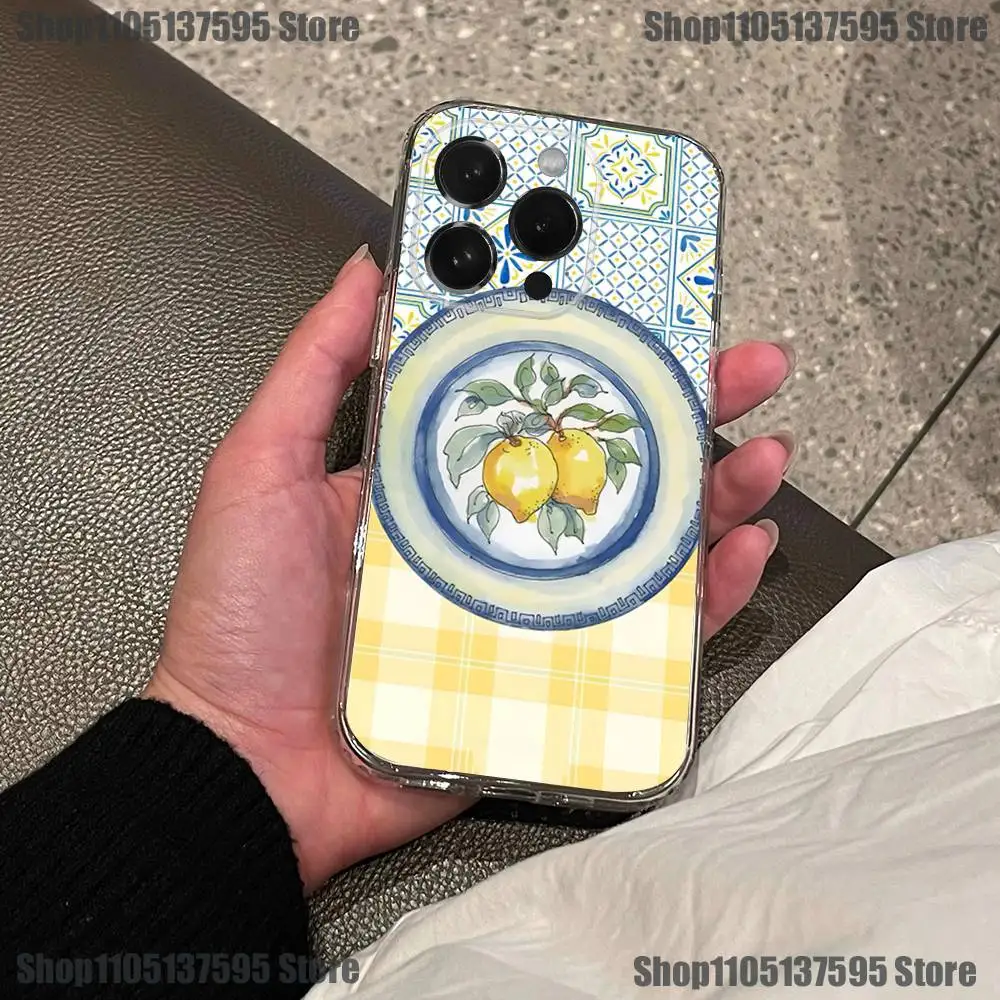 Etui na telefon Aperol Spritz Art do iPhone'a 17, 16, 15, 14, 13, 12, 11 Pro, Max, Plus, X, XS, XR, SE4, E Mini, przezroczyste, miękkie.