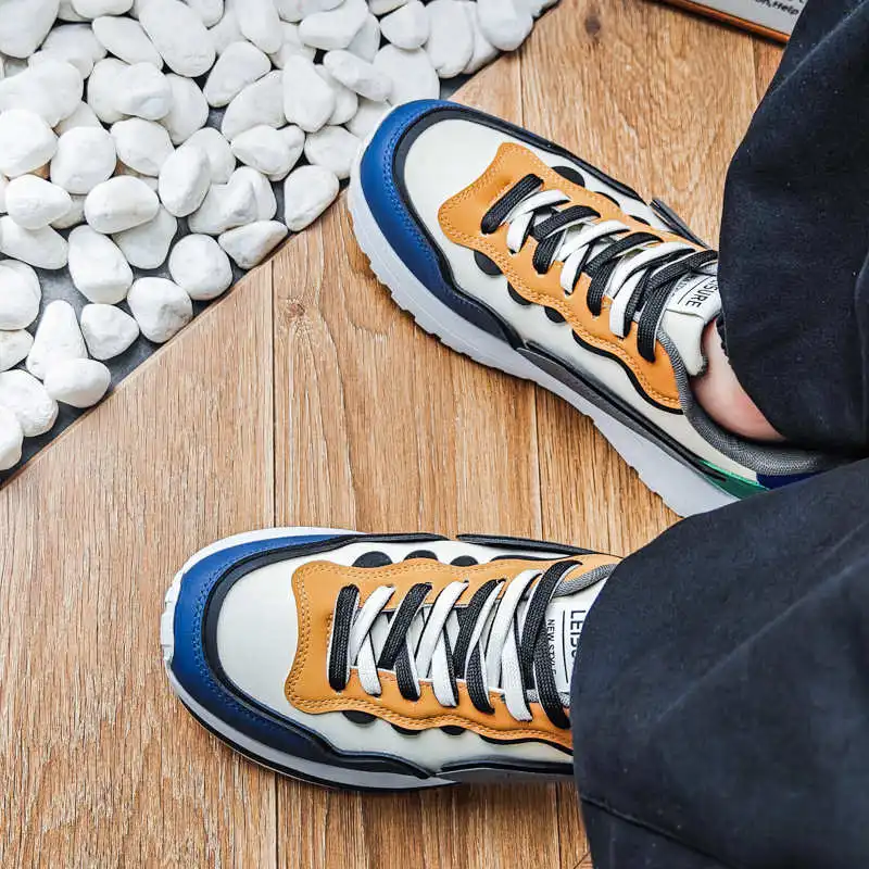 

Весенние мужские ботинки, увеличивающие рост, повседневные кроссовки для большого тенниса, дизайнерская брендовая обувь, спортивные классические теннисные туфли Tenya