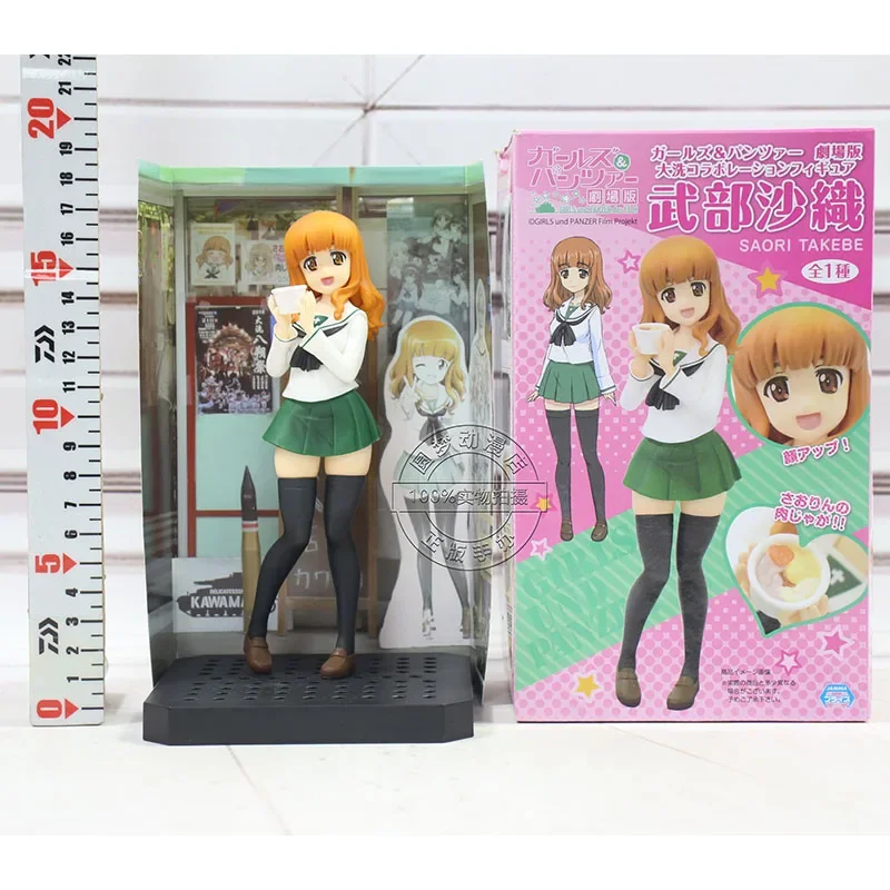 Meisjes En Panzer Action Figure Saori Takebe Nishizumi Miho Nishi Kinuyo Anime Mooie Model Ornament Speelgoed
