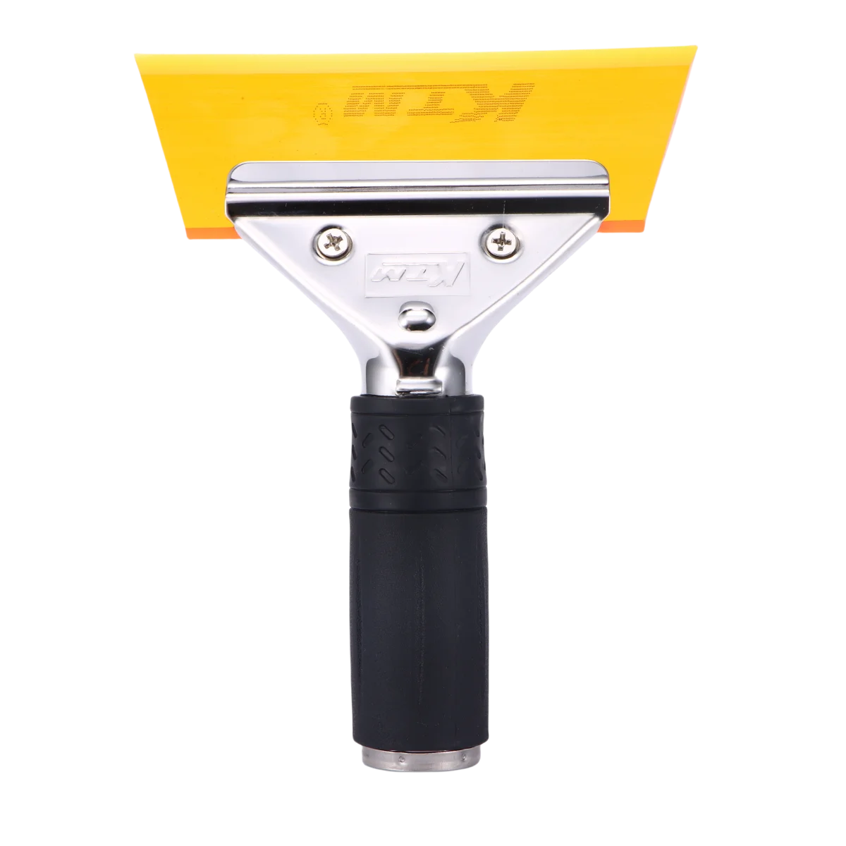 KTM Metal Stainless Steel Handle Rubber Water Scrape Rubber Squeegee Car Window Ice Scraper Vinyl Film Wrap Tinted Tool