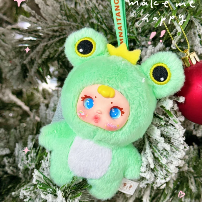 

In Stock New Cute Milk Candy Keychain Mysterious Blind Box Car Key Decoration Backpack Pendant Doll Adult Child Birthday Gifts