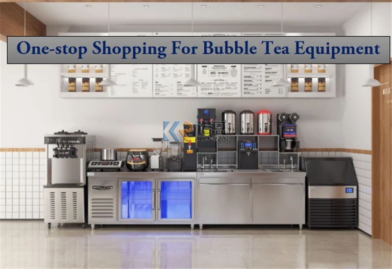 Manufacturer Stainless Steel Bubble Tea Counter Milk Tea Working Cabinet China Factory Wholesale