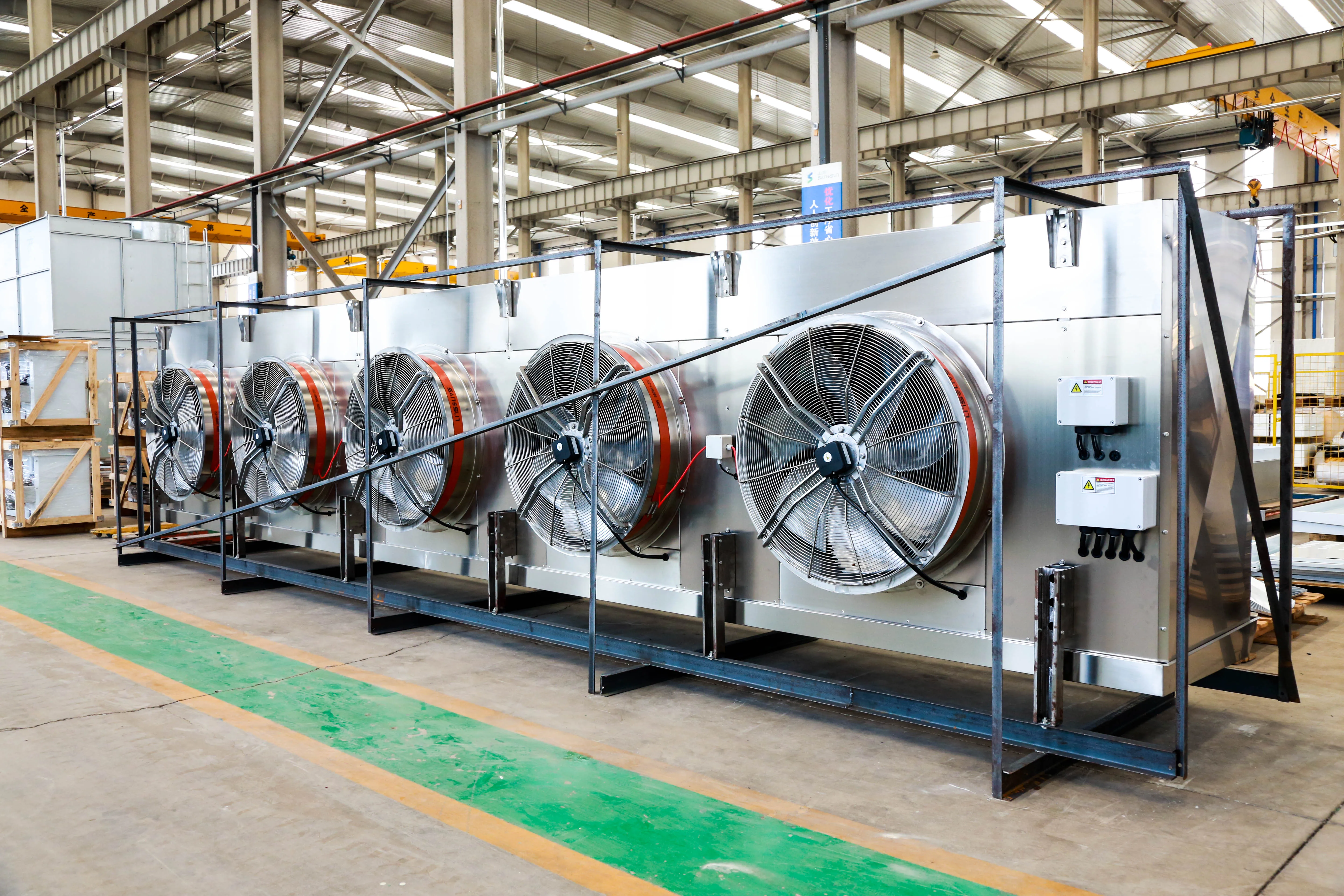 High-Efficiency Copper Pipe Evaporator air Cooler Unit Cooler for Cold Room Storage 0℃ to  -35℃