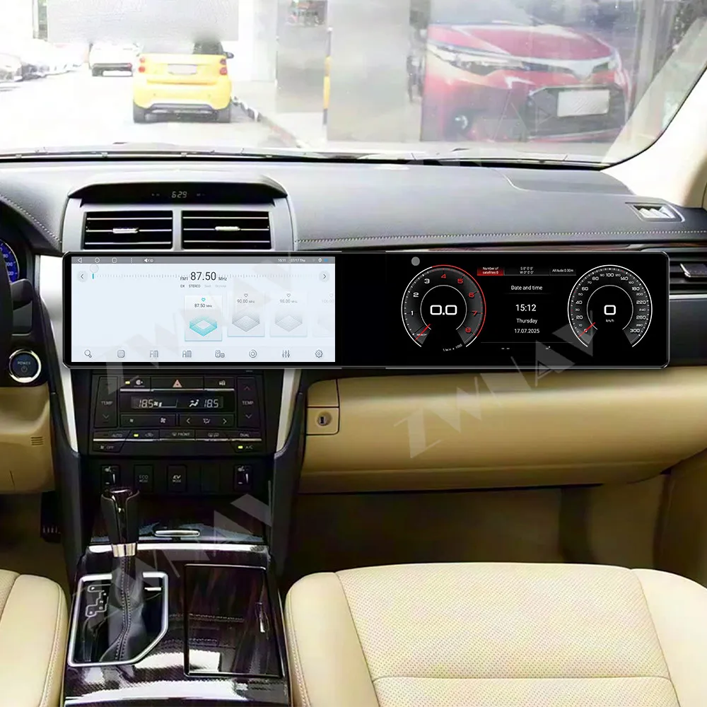 Tela sensível ao toque HD de 12,3 polegadas com Android 13 para Honda Fit 2013-2015, GPS automotivo, reprodutor multimídia, unidade principal de som a
