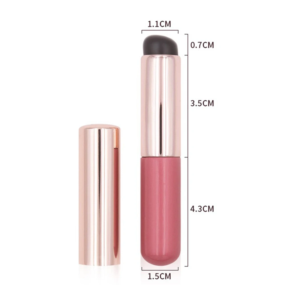 Draagbare Make-Up Borstel Multifunctionele Siliconen Make-Up Borstel Mini Size Make-Up Borstel Mini Lip Borstel Draagbare Lippenstift Make-Up Borstel