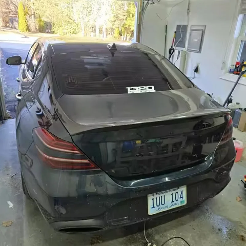 

Workshop Wisdom подходит для Genesis G70, крышка багажника из углеродного волокна, модель EPA, запасная часть задней двери