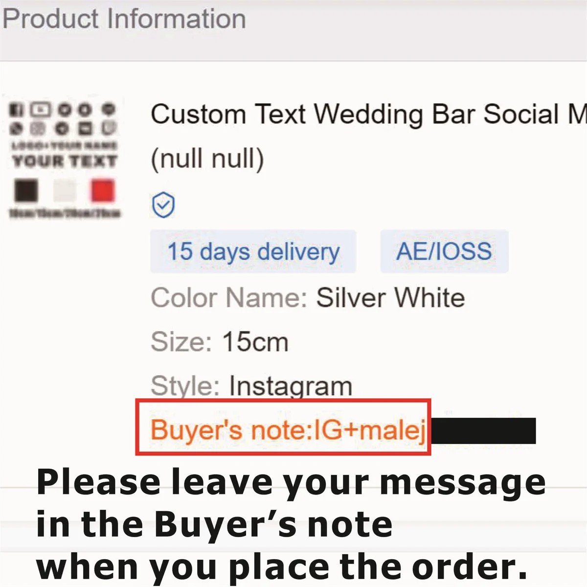 Custom Text Wedding Bar Social Media Sign WEBSITE FACEBOOK Instagram name logo twitter YouTube Snapchat Decal car bike sticker