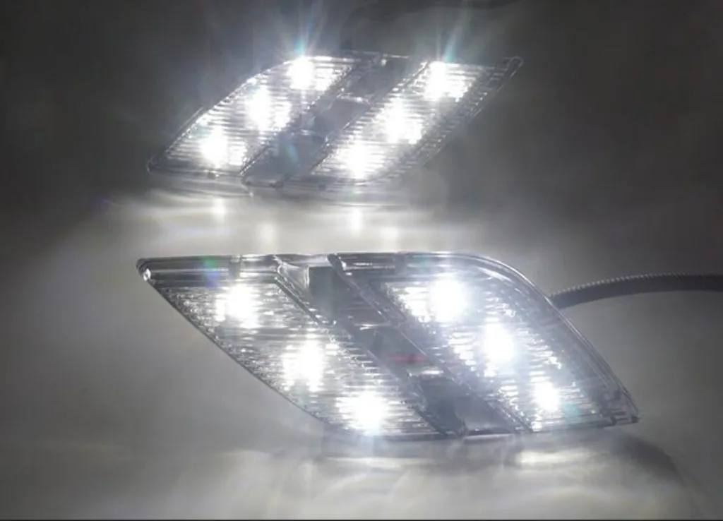 Picture 7: 1Pair Of LED light Daytime Running Light, Retrofit LED White light color DRL kit fog lamp Replacement For Peugeot 301 2014-2015