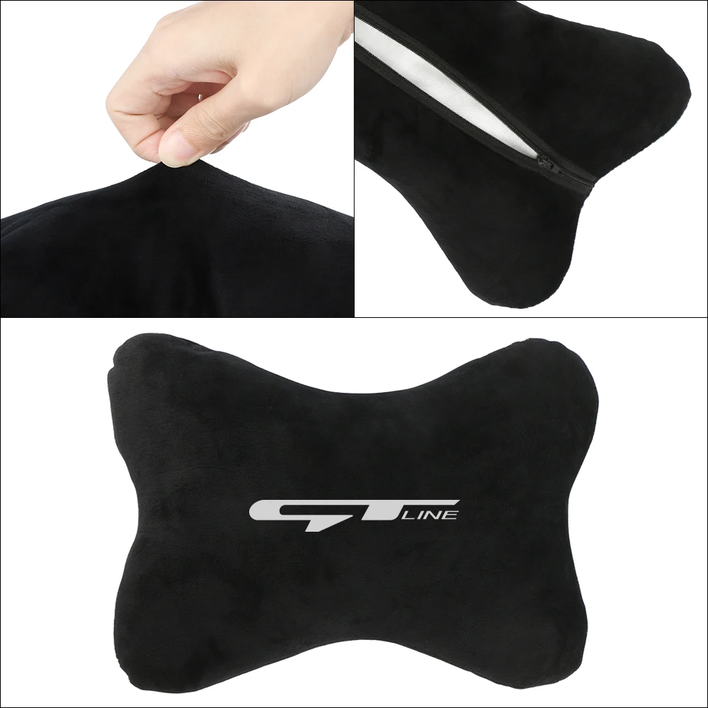 Car Seat Headrest Neck Pillows Neck Protective Cushion Support Accessories For Kia GT Line Elantra Sportage Rio Ev6 SELTOS