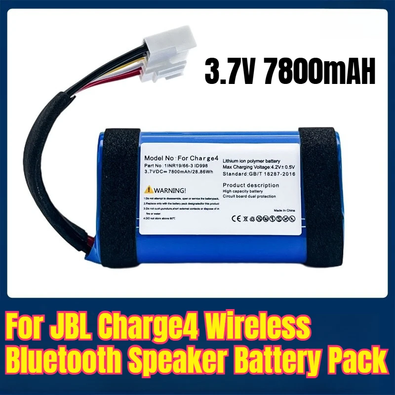 

3.7V 7800mAH Battery Pack for JBL Charge4 Wireless Bluetooth Speaker