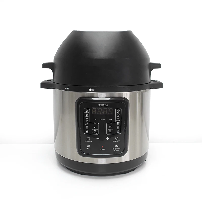 Stainless Steel Pressure Cooker Air Fryer 6L Intelligent Household Electric Pressure Cooker With Air Fryer Function No Oil 2024