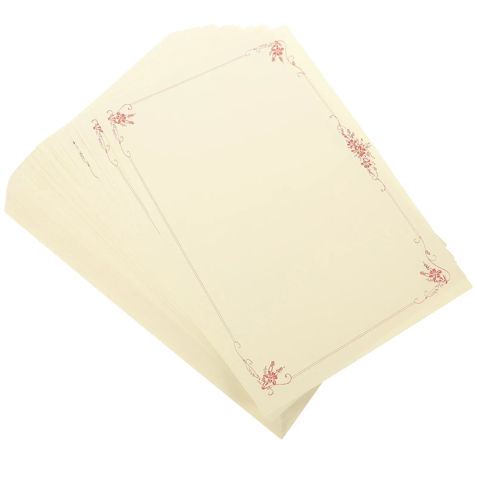 

100 шт. пустых бланков для дипломов и почетных грамот, внутренние листы для школьных и офисных наградных сертификатов, бумага для печати