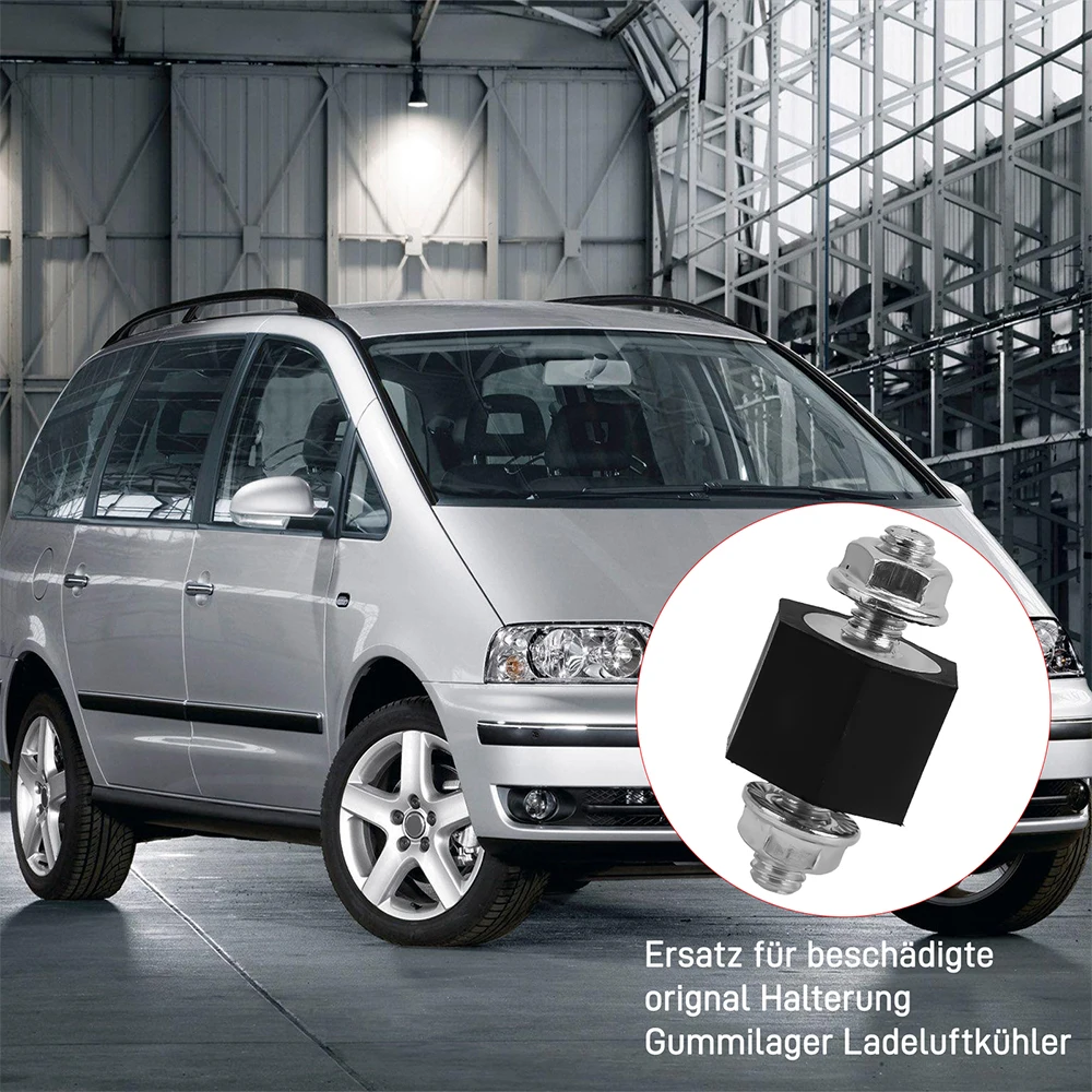 1/2pcs Holder Rubber Bearing Charge Air Cooler Underride Protection For River Alhambra Sharan Volkswagen T4