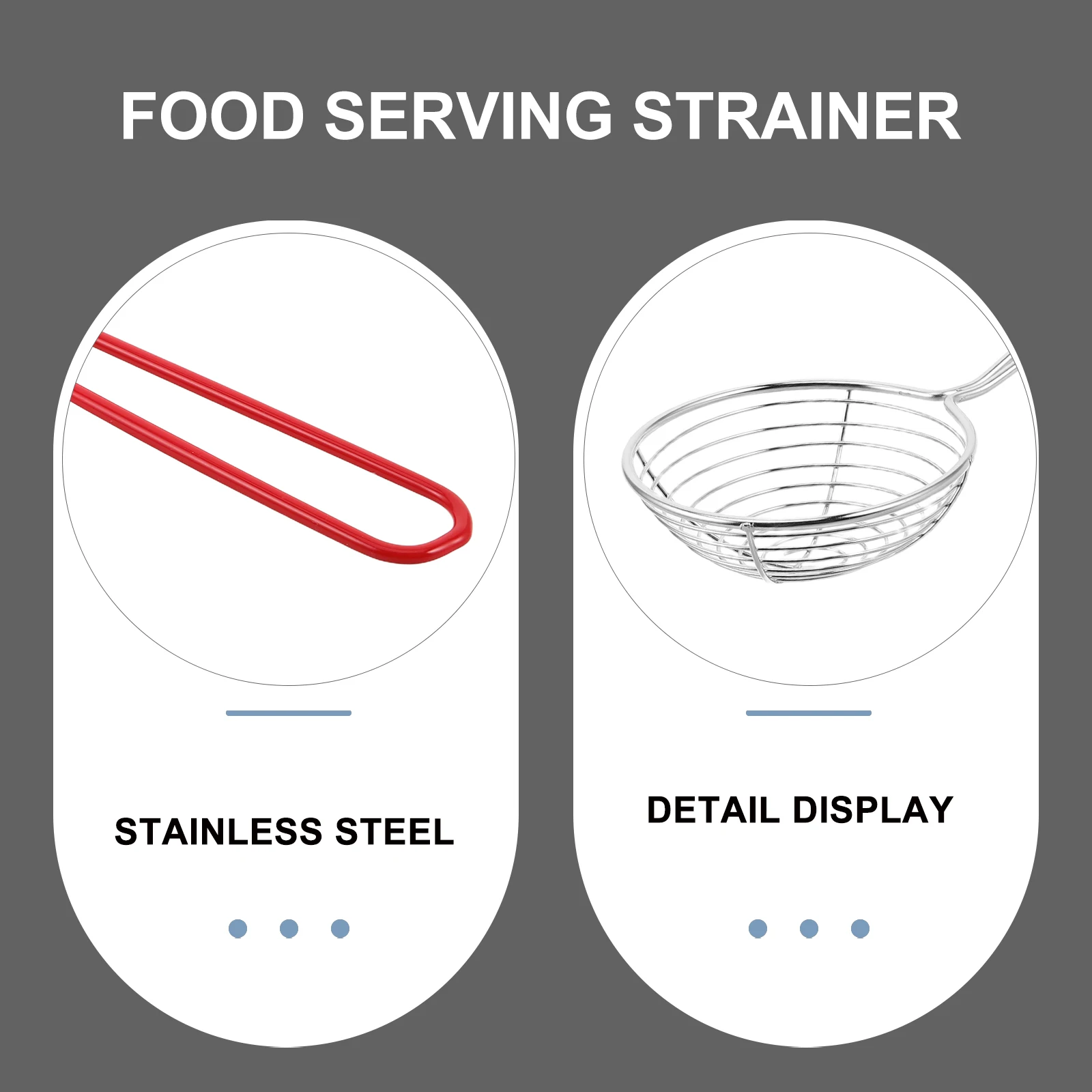 

10Pcs Stainless Steel Mesh Strainers Small Frying Spoon Filter Spoon for Hot Pot Pasta Cooking Oil Skimmer Kitchen Colander