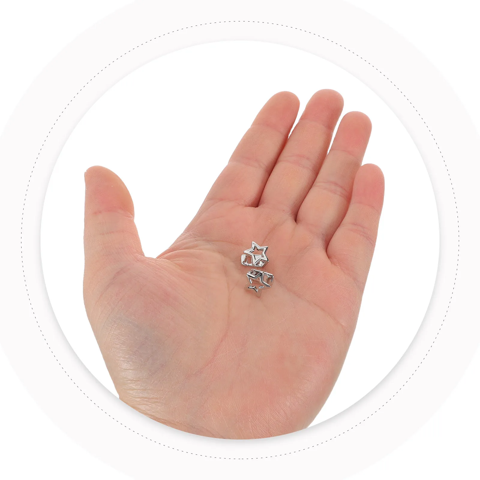 

2 шт. металлические зубные грилзы в форме звезды, модные декоративные накладки на один зуб для косплея, карнавала, фотосессий, хип-хопа