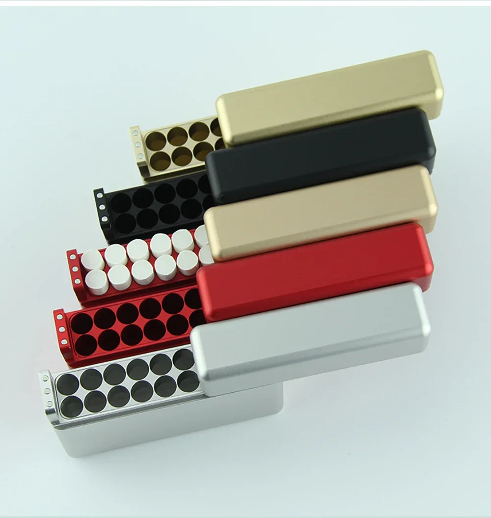 E-Cigarette Case for IQOS ILLUMA 18 Sticks Metal Cigarette Storage Box for Iqos ILLUMA ONE /ILLUMA Prime Cigarette Case