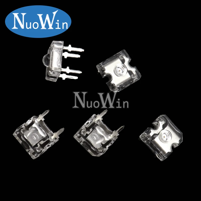 10pcs 3mm F3 Piranha LED White Red Blue Green Yellow Amber Clear 3mm LED Diode Light Emitting Diode 4-pins Diodes Brightness