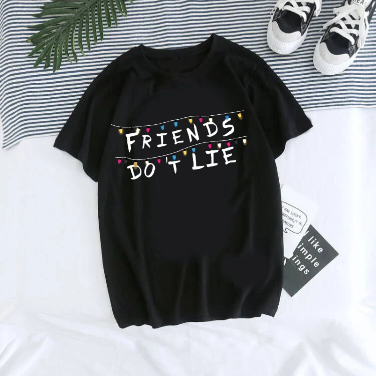 Fashion Friends Tv Show Funny Cartoon T Shirt Women Graphic Best Friends Harajuku T-shirt Korean Style Tshirt Vintage Top Female