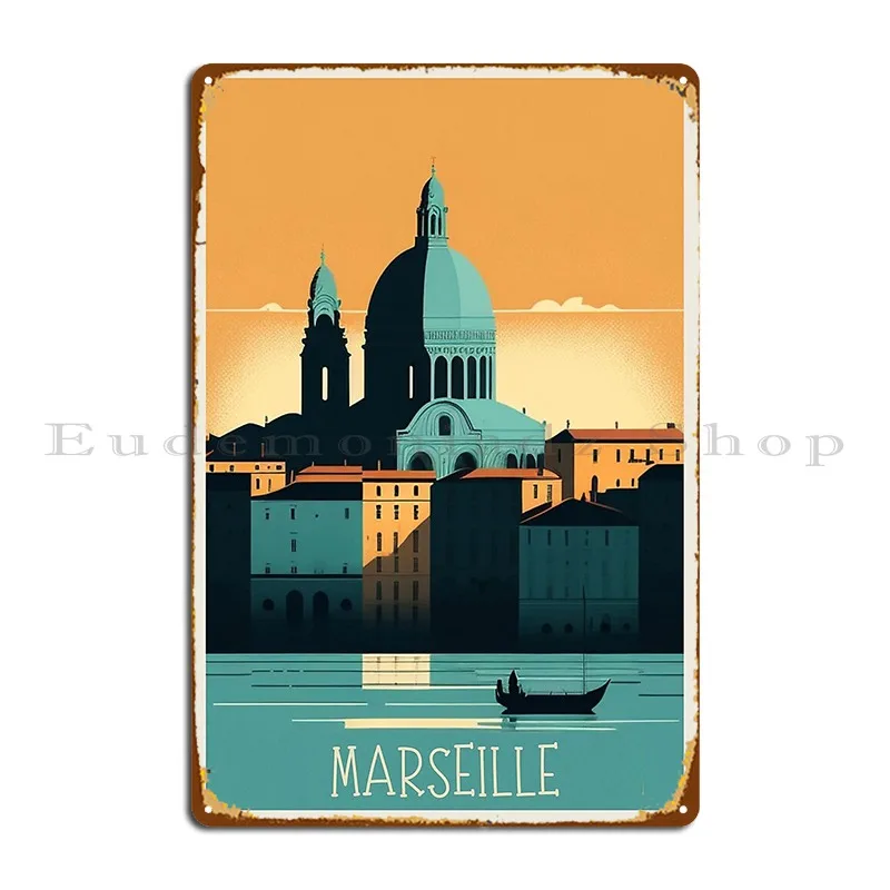Марсель, Франция, металлические вывески, фреска для паба, клубные тарелки для паба, дизайн, жестяная вывеска, плакат Марсель, Франция, металлические вывески, фреска для паба, клубные тарелки для паба, дизайн, жестяная вывеска, плакат