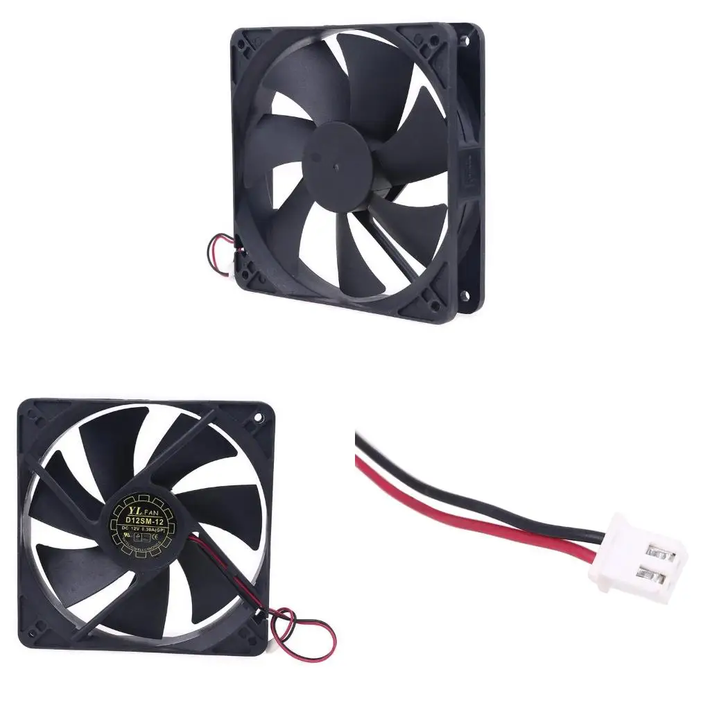  Brand new Original Server Cooling Fan for D12SM-12 12V 0.30A 120x120x25mm 12cm