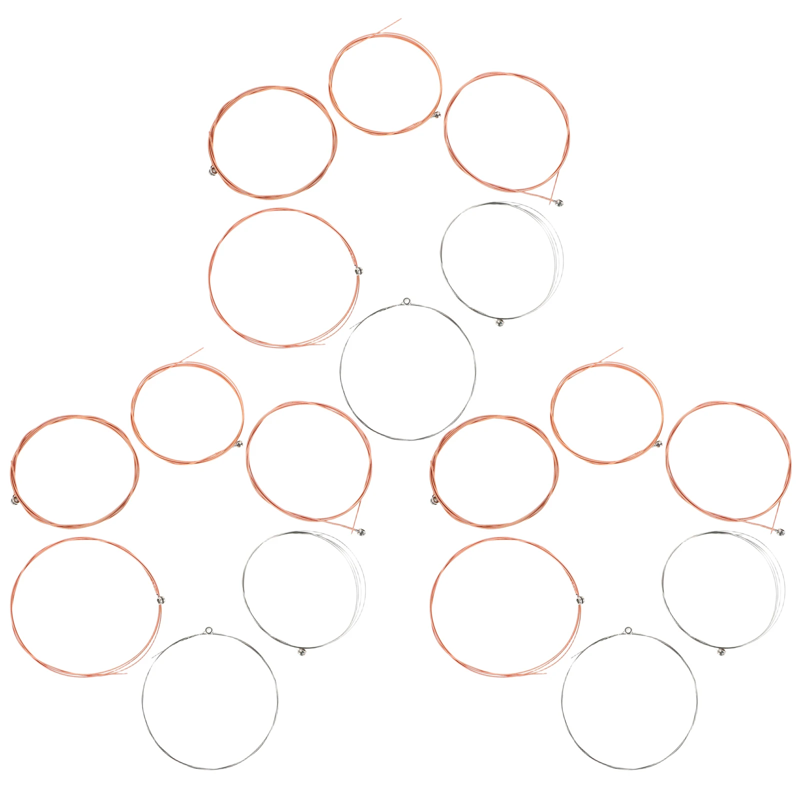 

3 Sets Guitar Strings Acoustic Stainless Steel Kit Parts Accessories Replace Stable Tuning Durable Metal Strings Suitable