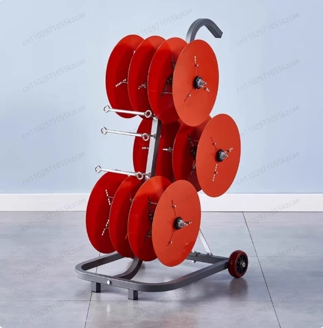 Electric Cable Pay Off Stand, Foldable Wire Reel Holder for BV Wire, Multi Line Pay Off Tool for Home Wiring & Electrician Use