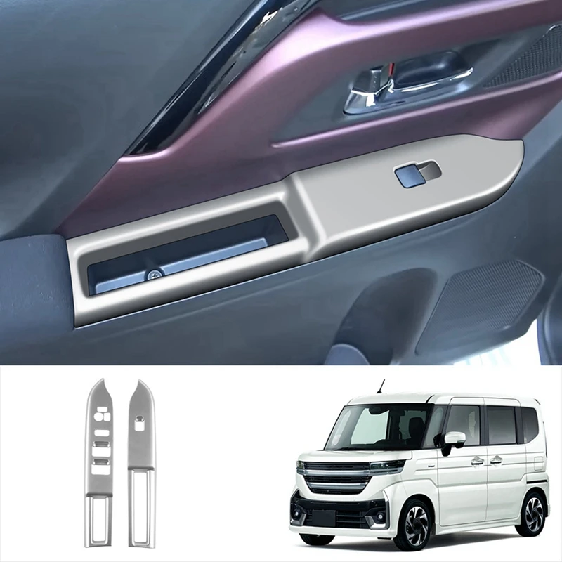 

Well-Car Window Glass Lifter Switch Panel Cover For Suzuki SPACIA/SPACIA Custom MK04 Series 2024 RHD