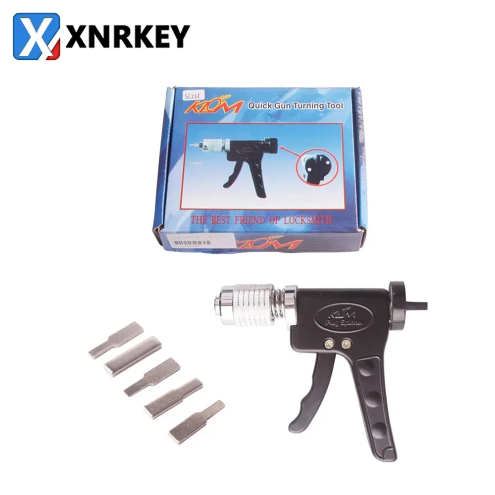 

XNRKEY High Quality KLOM Quick Gun Turning Tools for Locksmith Tools 1 Set