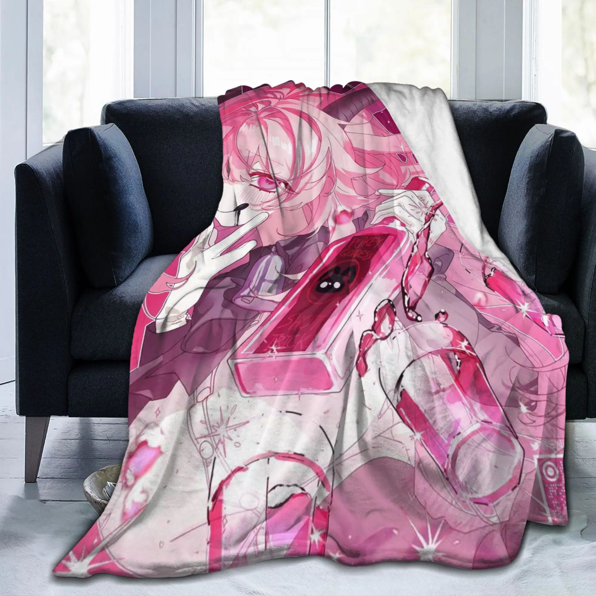 Femme Soule Super Soft Blankets Drunken Goddess Reflux Camping Plush Throw Blanket Couch Chair Flannel Bedspread Sofa Bed Cover