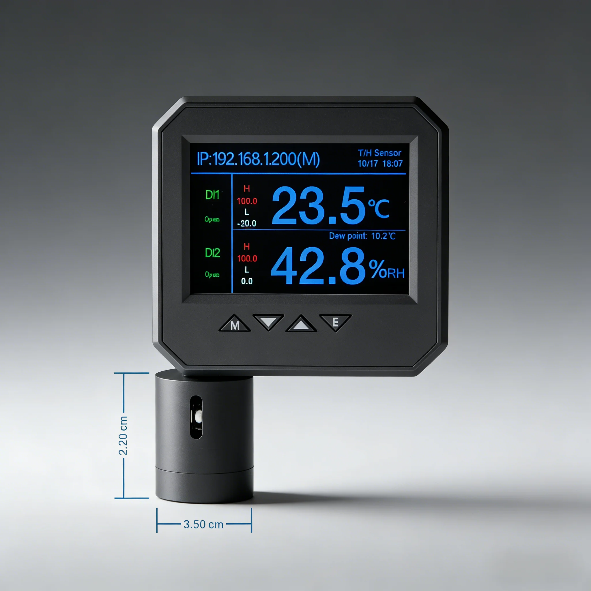Industrial Grade Thermo-Hygrometer Temperature Humidity Sensor Premium Instrument for Temperature Measurements