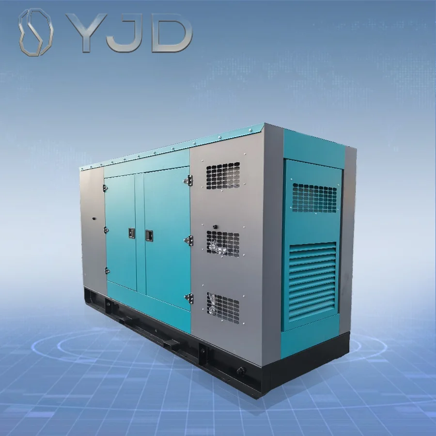 High Quality Silent Diesel Generator 75kW Rated Power AC Single Phase Output for Industrial & Household Use with Trailer Type
