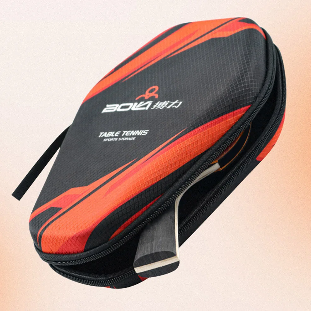 1 قطعة مضرب تنس الطاولة حقيبة إيفا هارد شل تنس الطاولة مجداف صندوق حقيبة التخزين الغبار تنس طاولة مجداف حقيبة التخزين