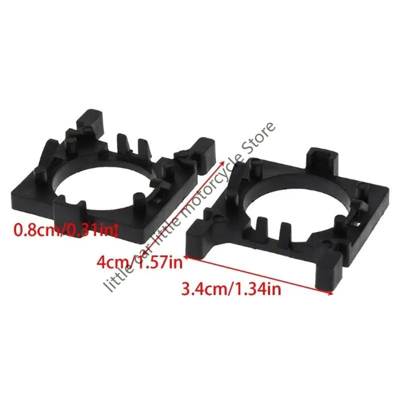 

R9CC 2x H7 Светодиодная фар -основание для фары для 2 -х годов Fiesta Mk2 Adapter Adapter