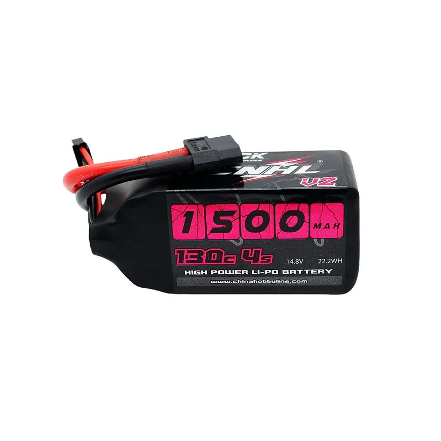 2PCS CNHL 4S 14.8V Lipo Battery  1300mAh 1500mAh 130C With XT60 Plug For FPV Airplane Drone Quadcopter Helicopter Hobby