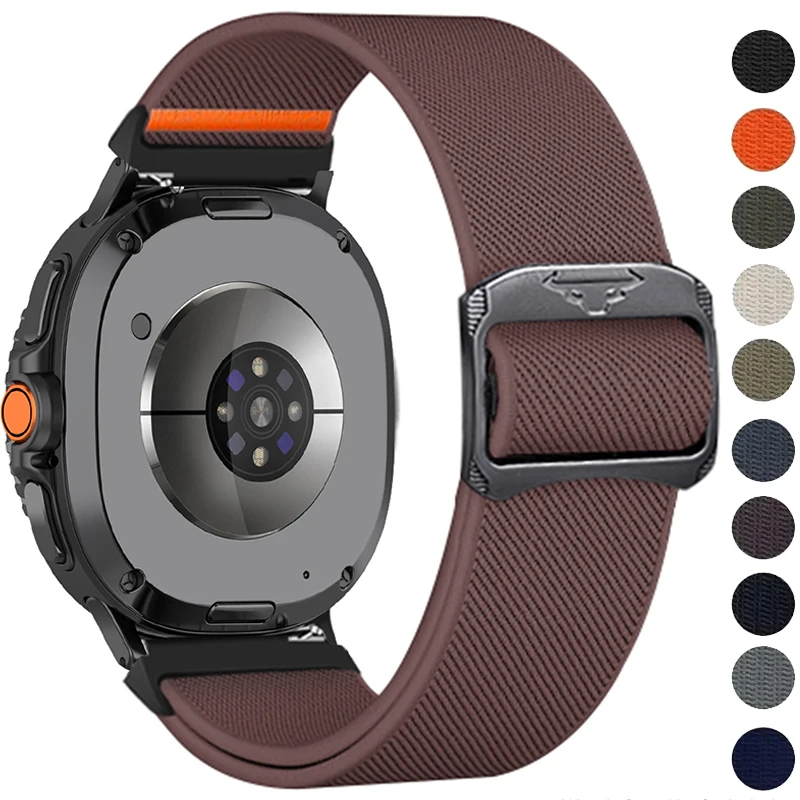 Nylon Strap for Samsung Galaxy Watch 8 40mm 44mm /8 Classic 46mm Elastic Sport Band Correa Bracelet for Samsung Watch 8 straps