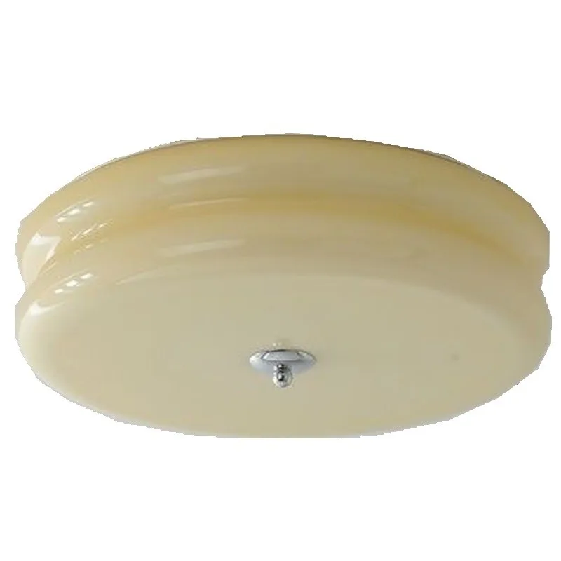 

Medieval French Nordic Simple Cream Ceiling Light American Bedroom Aisle Entrance Ambient Glass Light