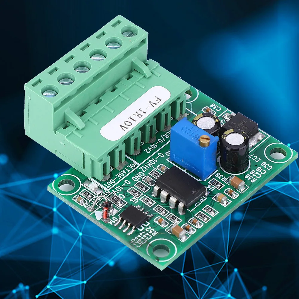 

Conversion Module Converter Module FV-1KHz10V Frequency Voltage Converter Module 0~1Khz to 0~10V Digital to Analog Signal Module